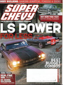 SUPER CHEVY 2009 NOV - LS POWER FOR LESS, BODY BUILDING, STEERING 2 GEN CAMARO